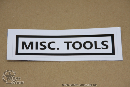 Aufkleber   MISC. TOOLS