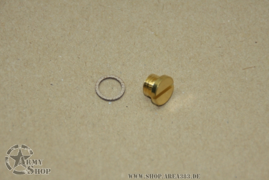 Carter Vergaser Verschlusschraube mit Dichtring