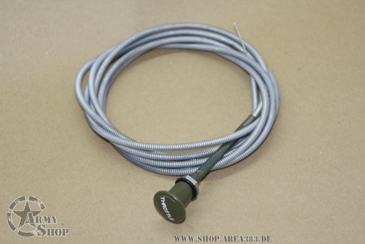 Handgaszug EXTRA LANG 265 cm Plastik knob