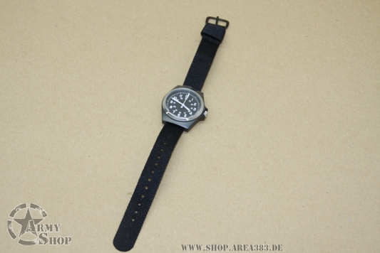 Wrist Watch US-Style S Steel IP black Mil-Tec