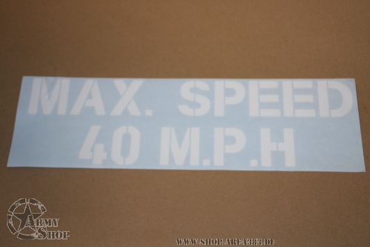 Lackierschablone Klebefolie MAX. SPEED