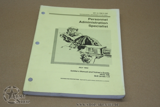 STP 12-75B12-SM Soldiers's Manual, Personnel Administration