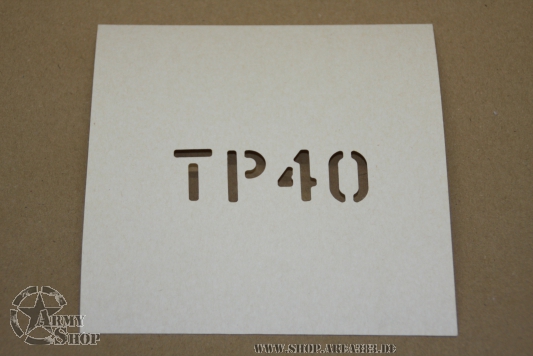Lackierschablone  TP40     1