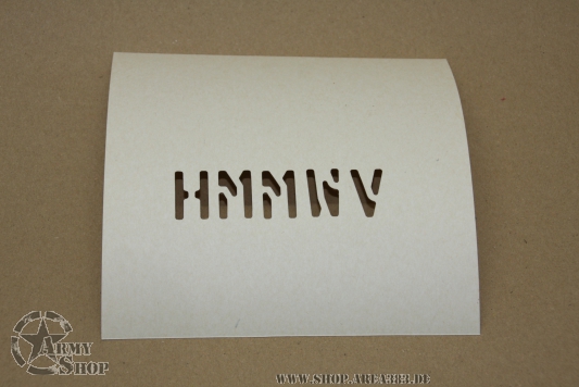 Stencil HMMWV        1 Inch