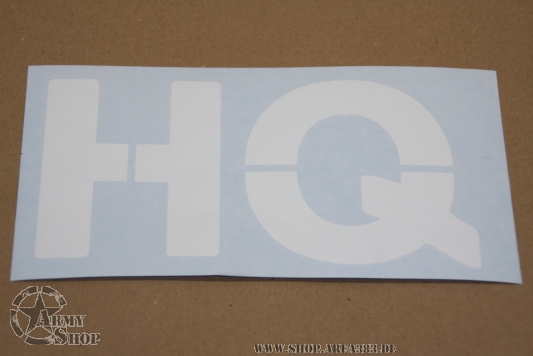 Sticker HQ font height   10,2 cm