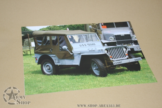 Photo Jeep  NAVY , 42 cm x 29 cm