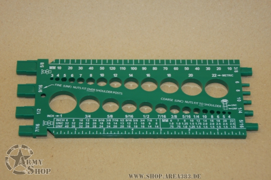 Metric Measuring Kit with Thread Gauges