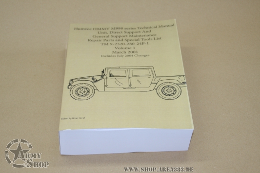 Humvee HMMV M998 series Technical Manual