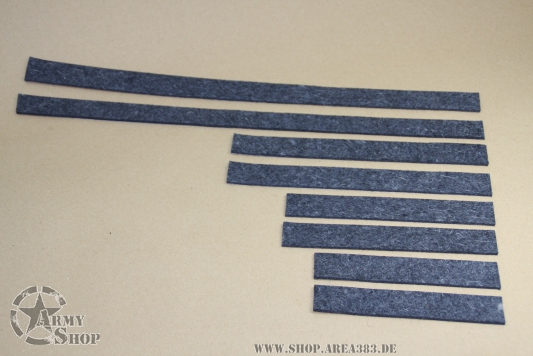 Filzunterlagen Tank Willys MB