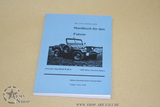 Handbuch für den Fahrer M38 A1  Deutsch 116 Seiten