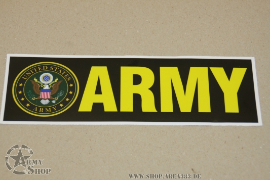 Aufkleber ARMY 24 cm x 7,5 cm - us-army-military-shop