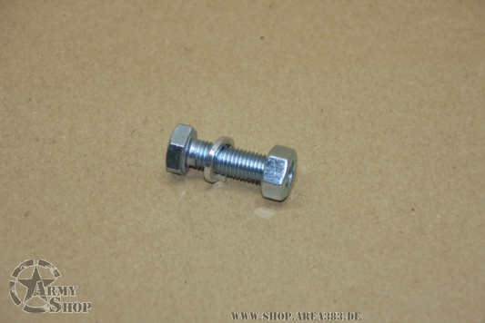 Fixing screw clip handbrake cable