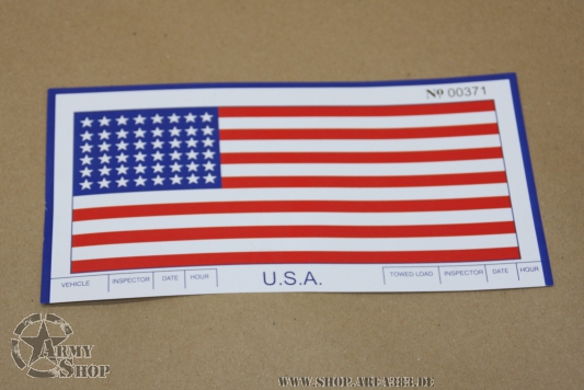 WADING FLAG D-DAY  Papierdruck nicht klebend
