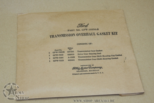 Dichtungen Getriebe FORD NOS