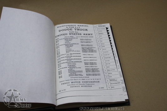 TM 10-1531 Maintenance Manual (Dodge G502)