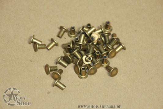 20 Nieten für Bremsbeläge Willys MB