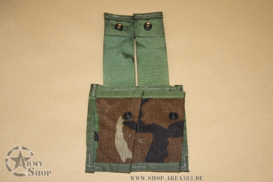 MOLLE Woodland Camo 40 mm Explosive Pocket Tasche DOUBLE