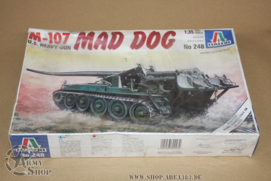 M-107 'Mad Dog' U.S. Heavy Gun Italeri | N. 248 | 1:35