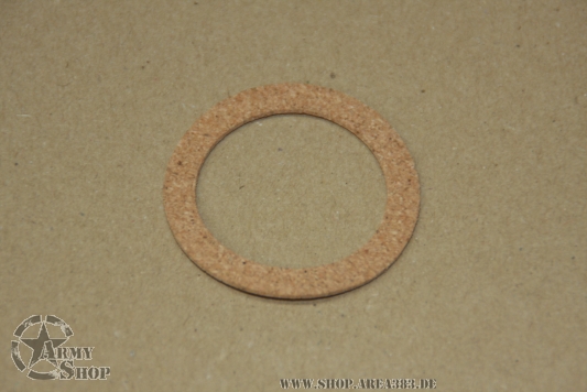 Korkdichtung am Filtereinsatz oben