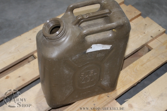 US Army Kanister Jerry can Kunststoff 5 Gallonen OHNE VERSCHLUSS