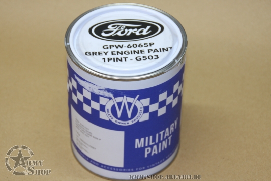GREY PAINT FOR ENGINE FORD GPW  1 Kg