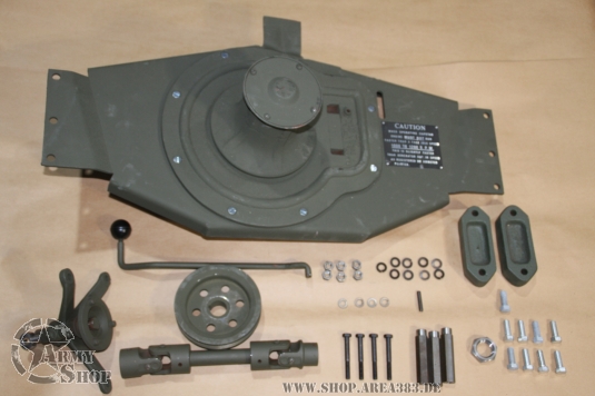 Jeep Willys MB   Capstan winch complete set