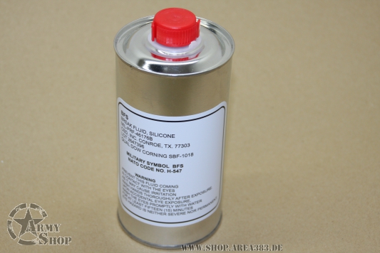 US Army Bremsflüssigkeit  silikon Brakefluid 0,5 Liter