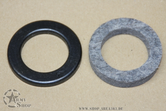 Filz und Blechring am Flansch Verteilergetriebe