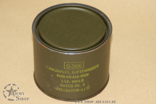 Eine Dose Schmierfett Fett  G-366  500gr,Fett