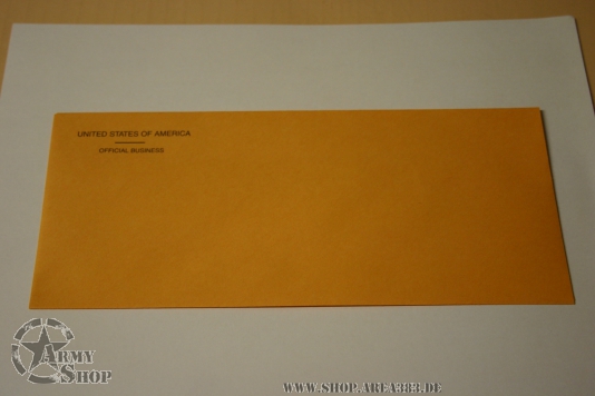 US ARMY envelopes OFFICIAL BUSINESS