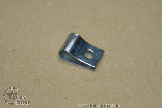 Halteclip Tachowelle Willys MB an der Spritzwand