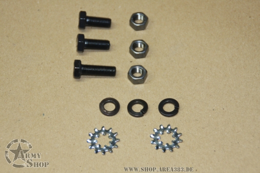 Befestigunsschrauben Halter Tarnleuchte am Kotflügel