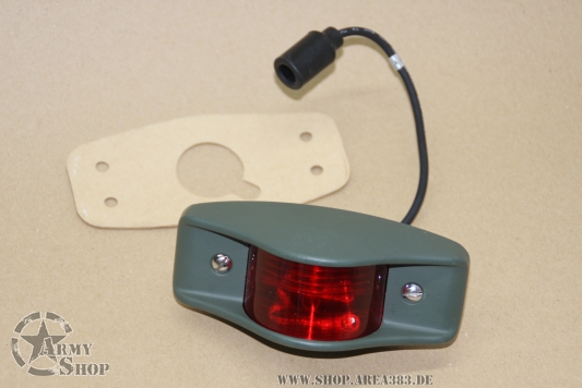 Sidemarker für US Militärfahrzeuge in Rot