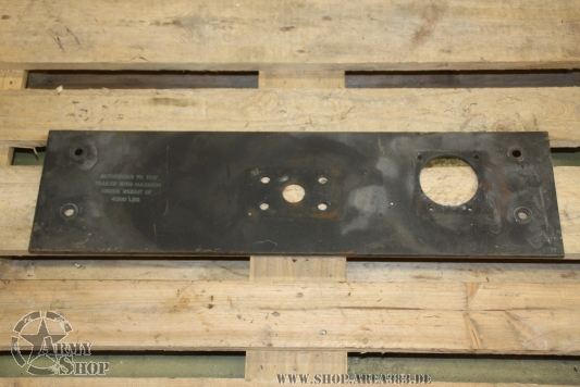 Verstärkungsplatte Heckstoßstange hinten Hummer