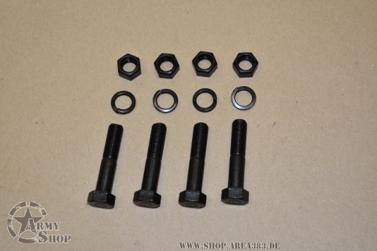 Steering knuckle tie rod clamp, set of 4