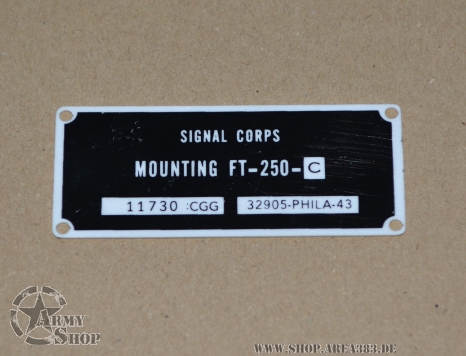 Plate Funkgerät FT-250