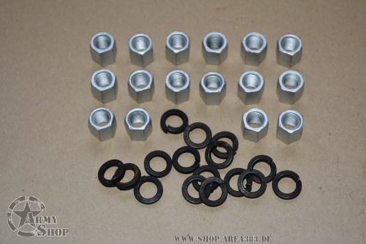 MUTTER/UNTERLEGSCHEIBE – 16 mm hoch für U Bügel Federbride