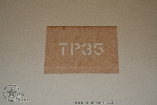 Schriftschablone TP 35 1 Inch