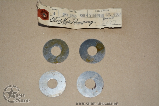 SHIM KIT FOR STEERING GEAR PACK OF 4