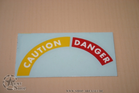 Autocollant Caution Danger z.b Ford Mutt Reo M35 Gama Goat