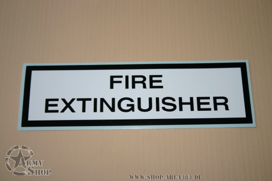 Fire Extinguisher 146mmx44mm