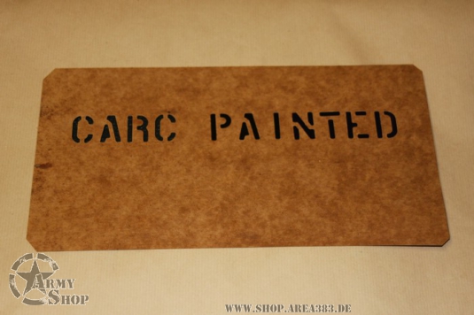 Stencil CARC PAINTED 1 Inch