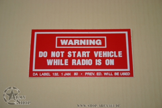 Do not Start 74mmx37mm