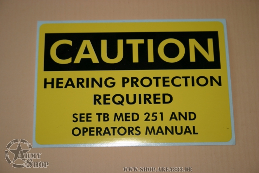 Hearing Protection 120mmx80mm
