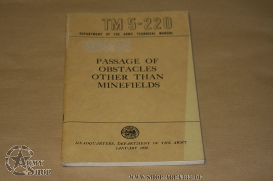 Minefields TM 5-220  year 1958