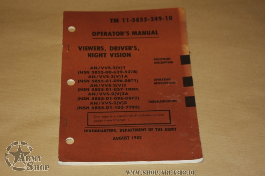 Vision nocturne TM 11-5855-249-10