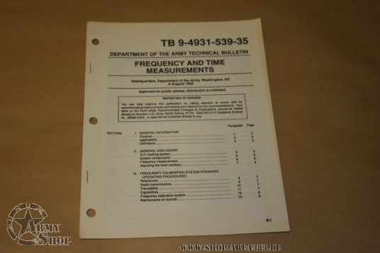 Measurements TB 9-4931-539-35