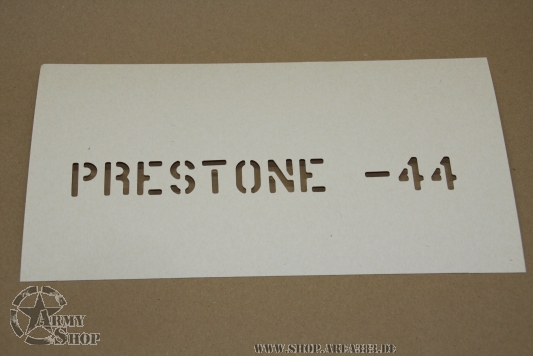 Pochoir PRESTONE -44 (1 Inch)