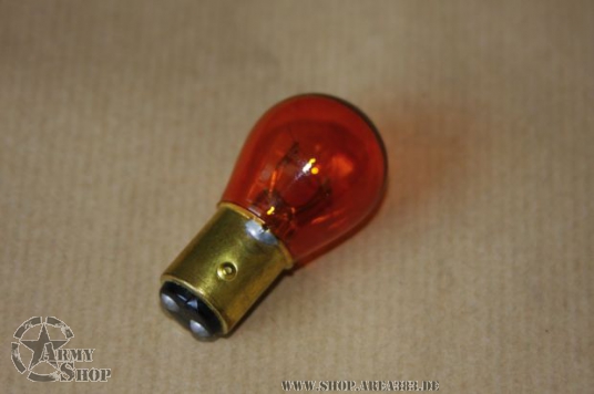 Gelbe Birne für Stand und Blinkleuchte vorne