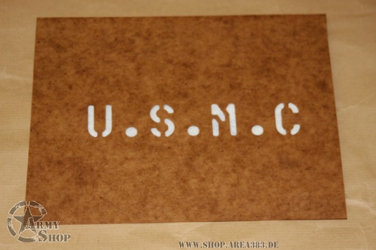 Stencil U.S.M.C 1 INCH
